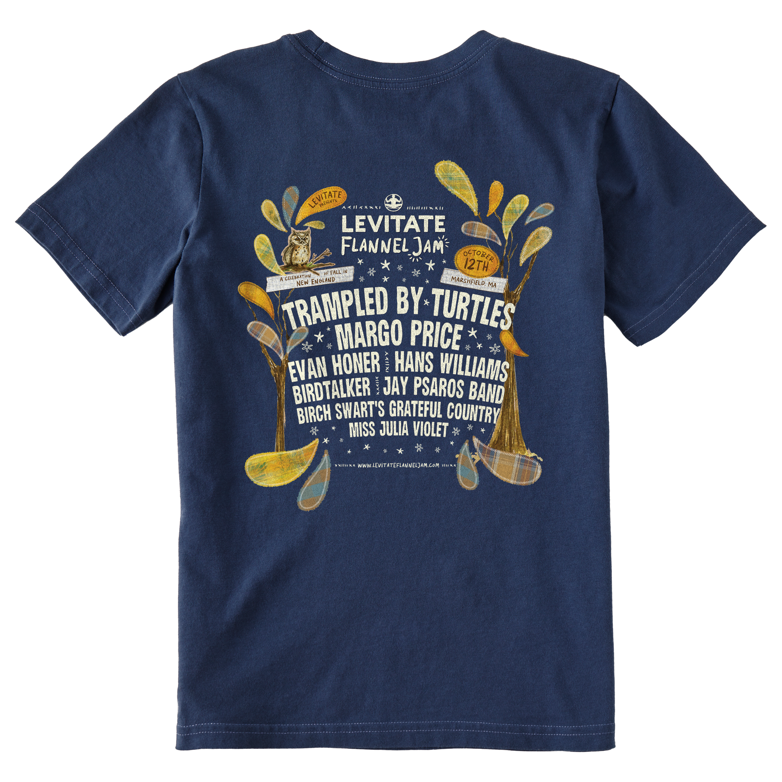 Kids Flannel Jam 24 Lineup Short Sleeve Premium Tee - Levitate