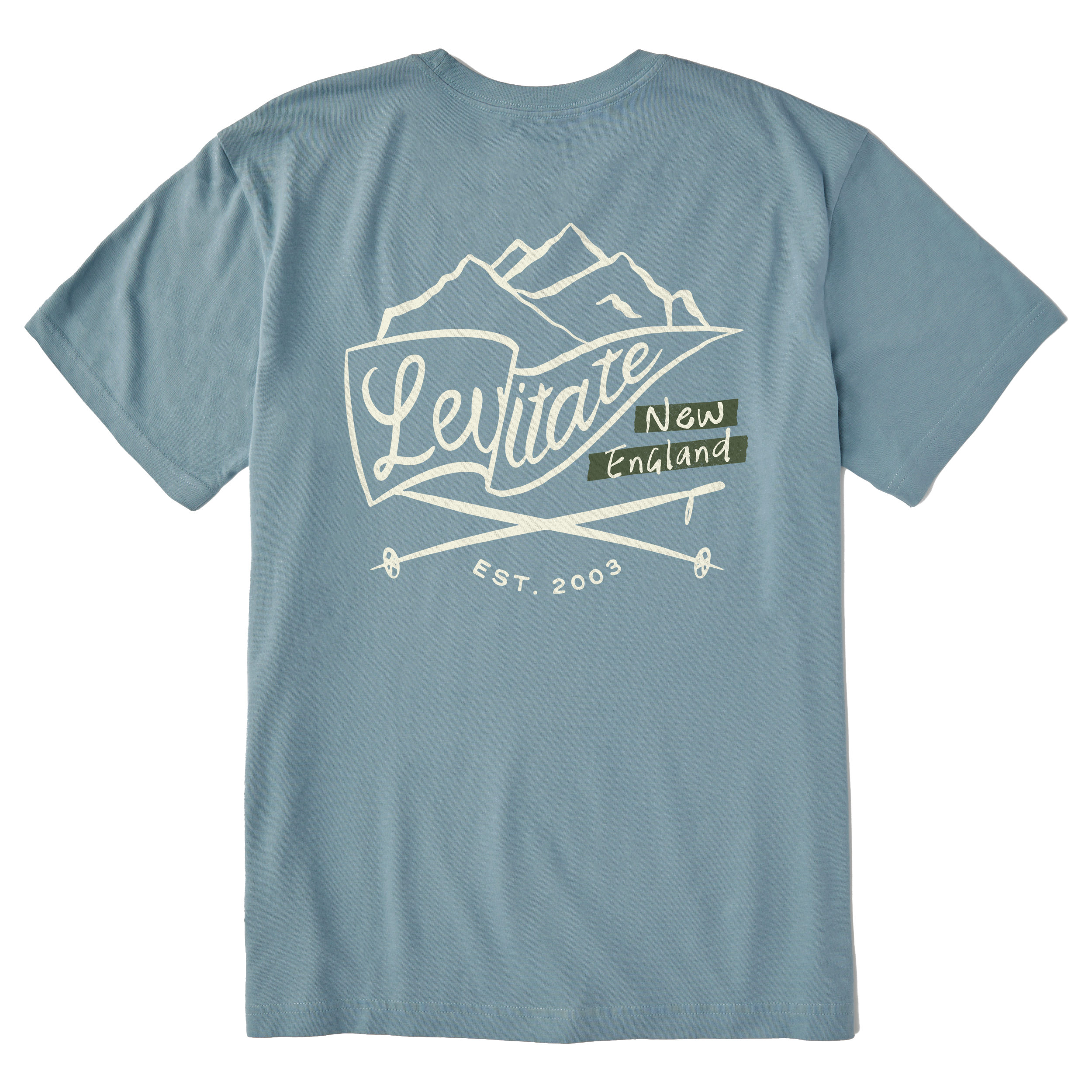 Men's Burgee Ski Short Sleeve Premium Tee - Levitate