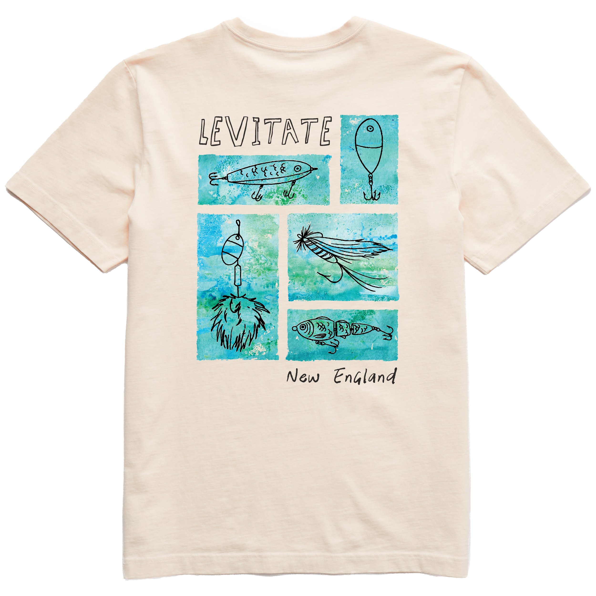Men's Tacklebox Short Sleeve Premium Tee - Levitate