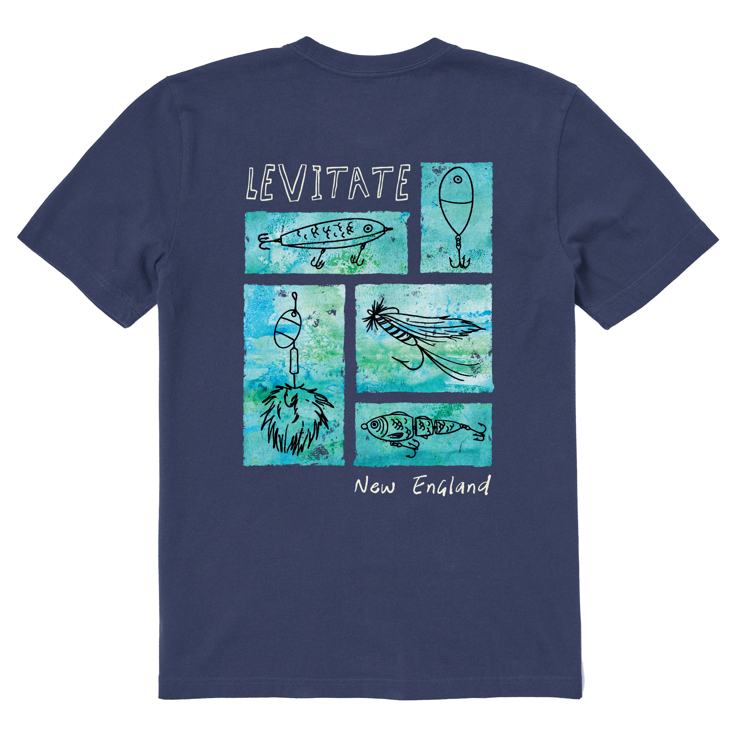 Men's Tacklebox Short Sleeve Premium Tee - Levitate