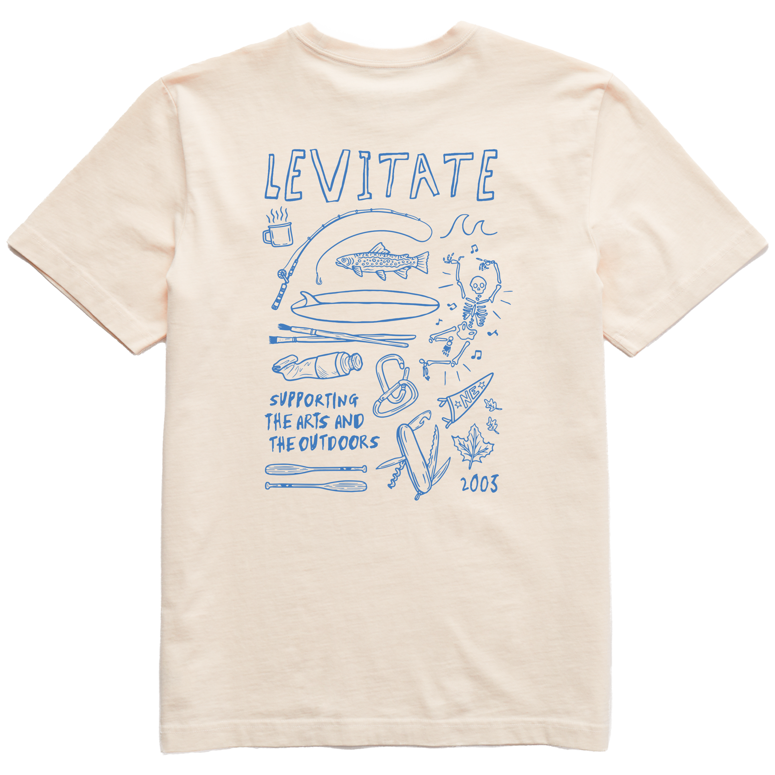 Men's Sketchbook Short Sleeve Premium Tee - Levitate