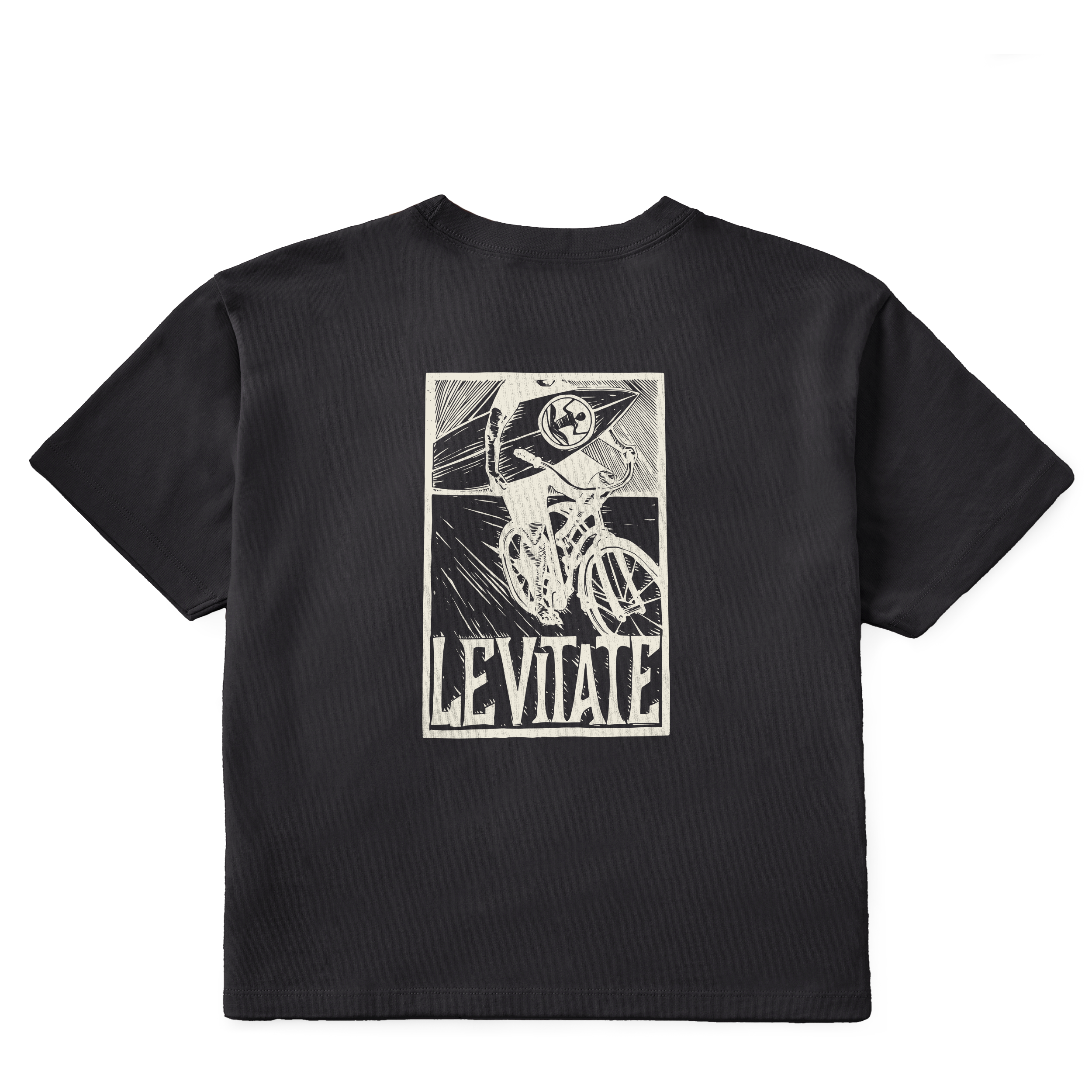Women's Block Print Surfer Short Sleeve Premium Tee - Levitate