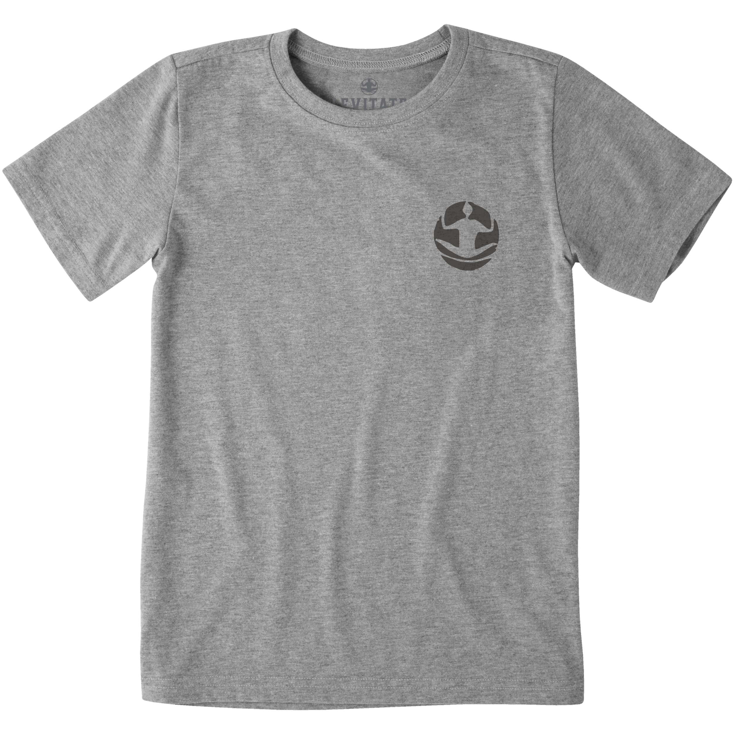 Kid's Block Print Surfer Short Sleeve Premium Tee - Levitate