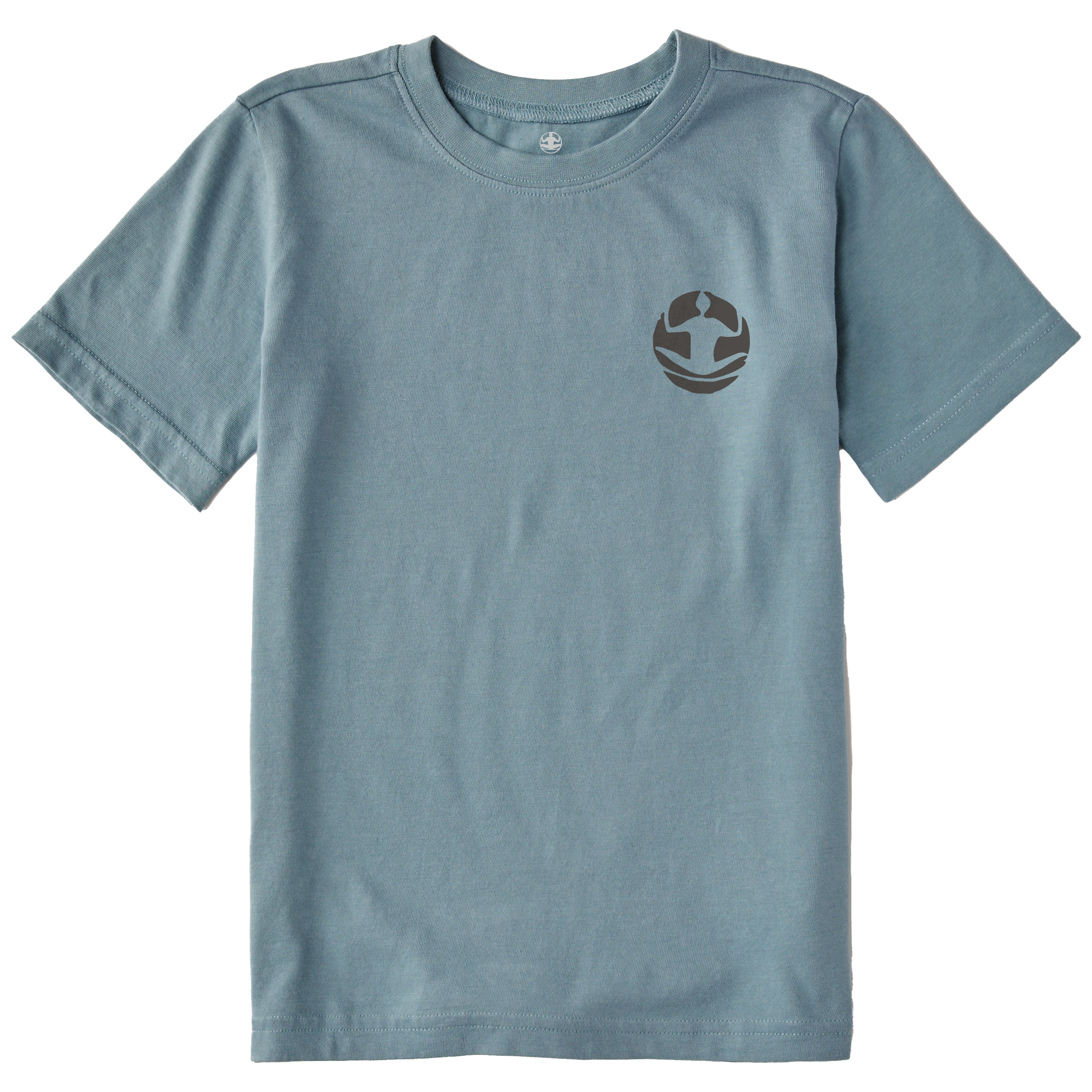 Kid's Block Print Surfer Short Sleeve Premium Tee - Levitate