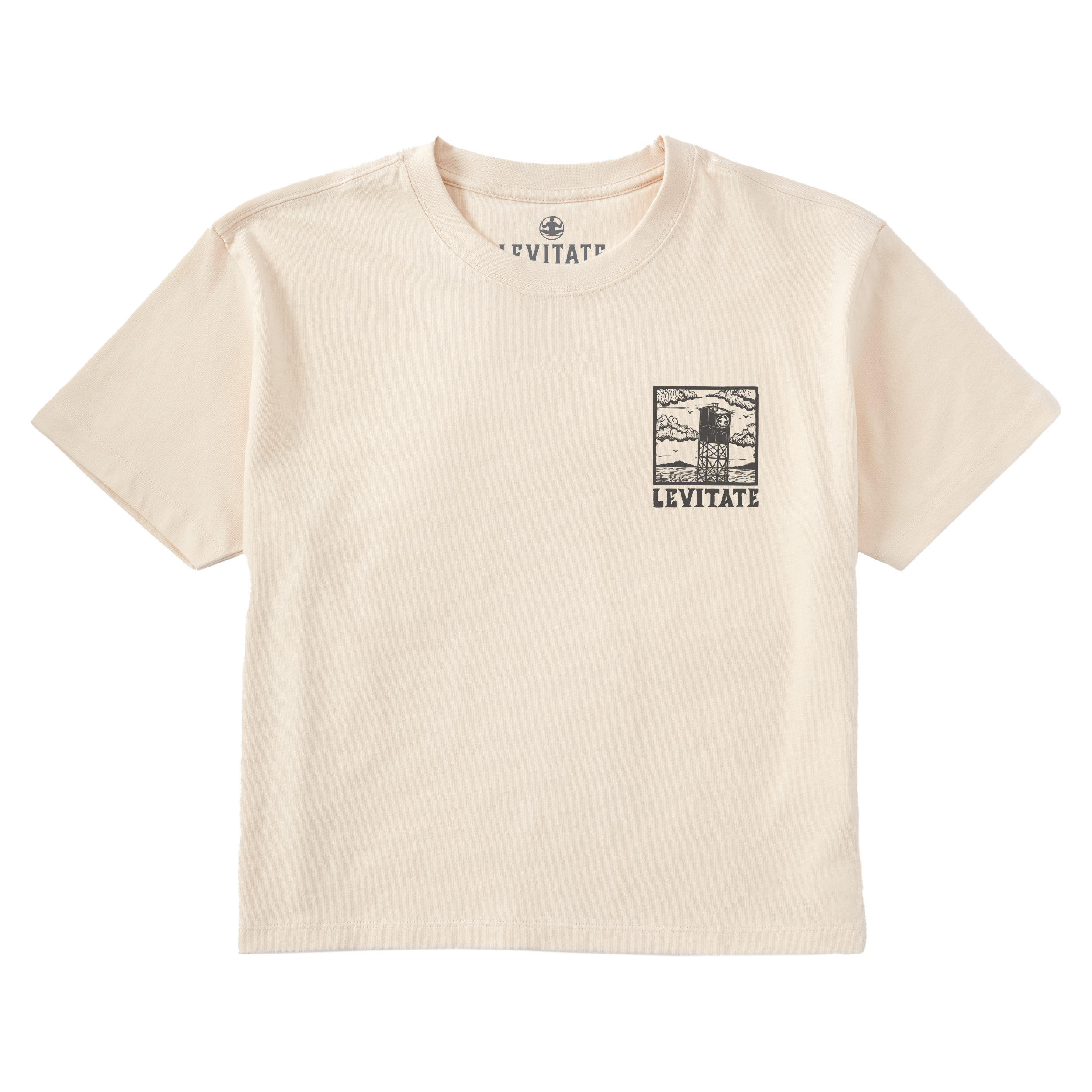 Women's Block Print Buoys Short Sleeve Premium Tee - Levitate