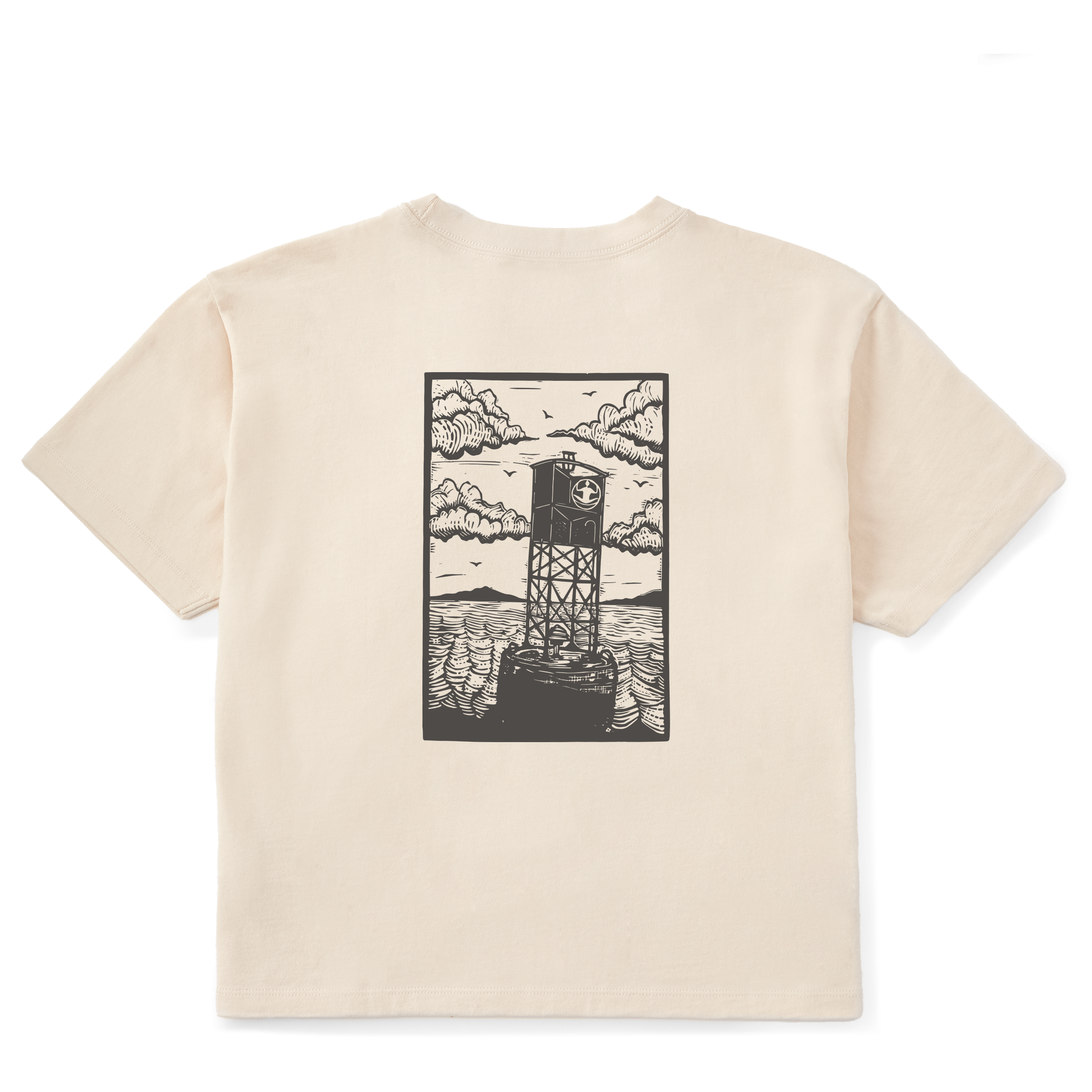 Women's Block Print Buoys Short Sleeve Premium Tee - Levitate