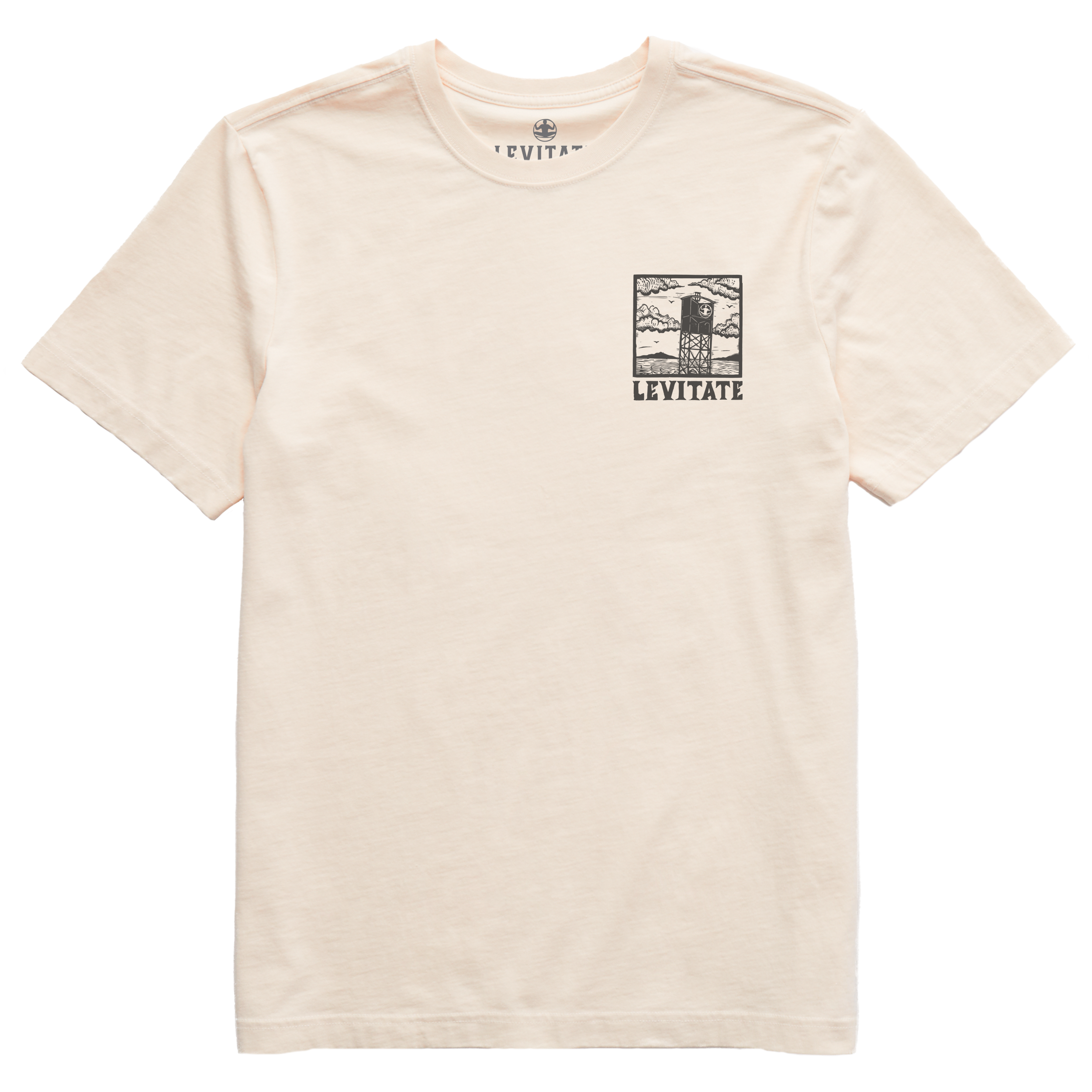 Men's Block Print Buoys Short Sleeve Premium Tee - Levitate