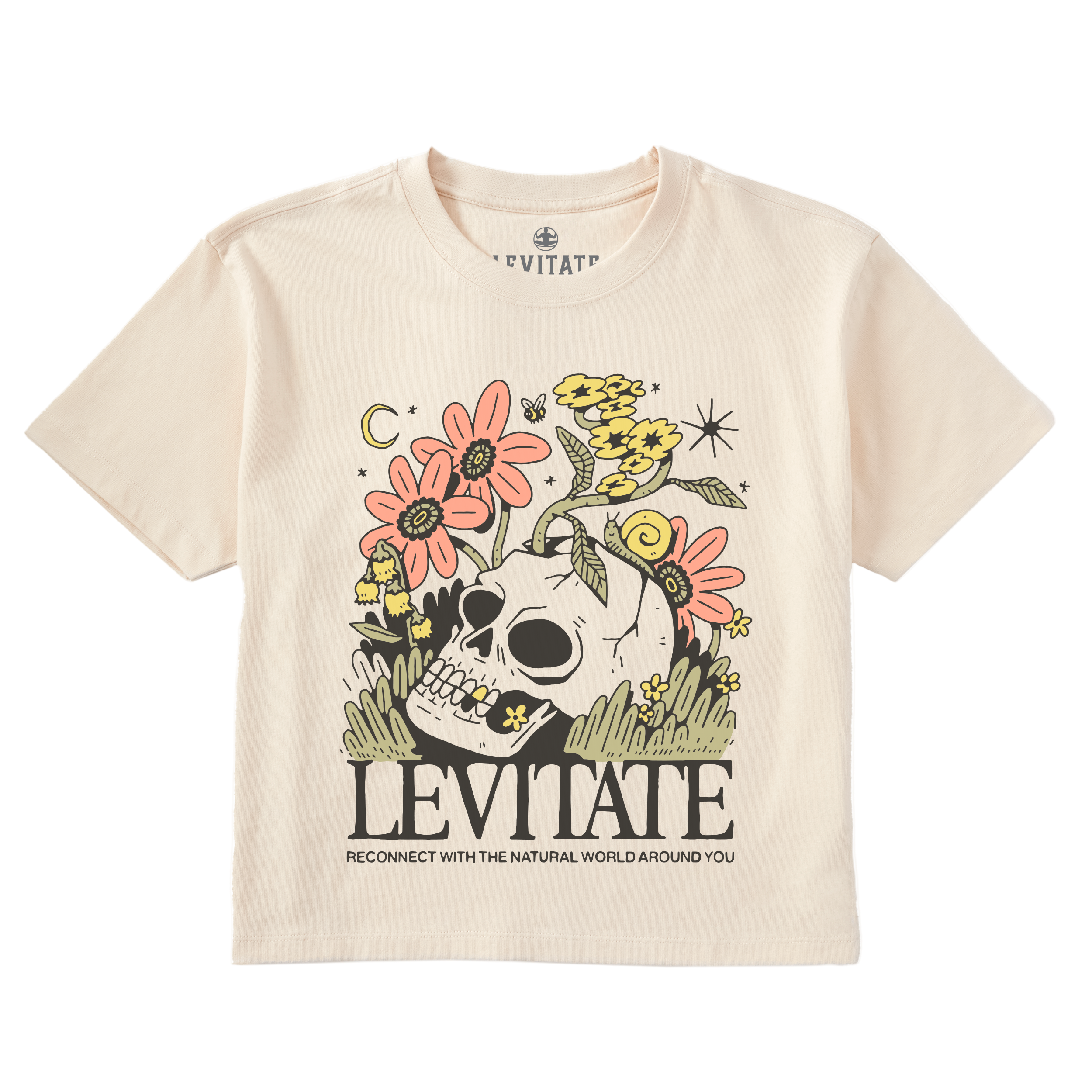 Women's Reconnect Short Sleeve Premium Boxy Tee - Levitate