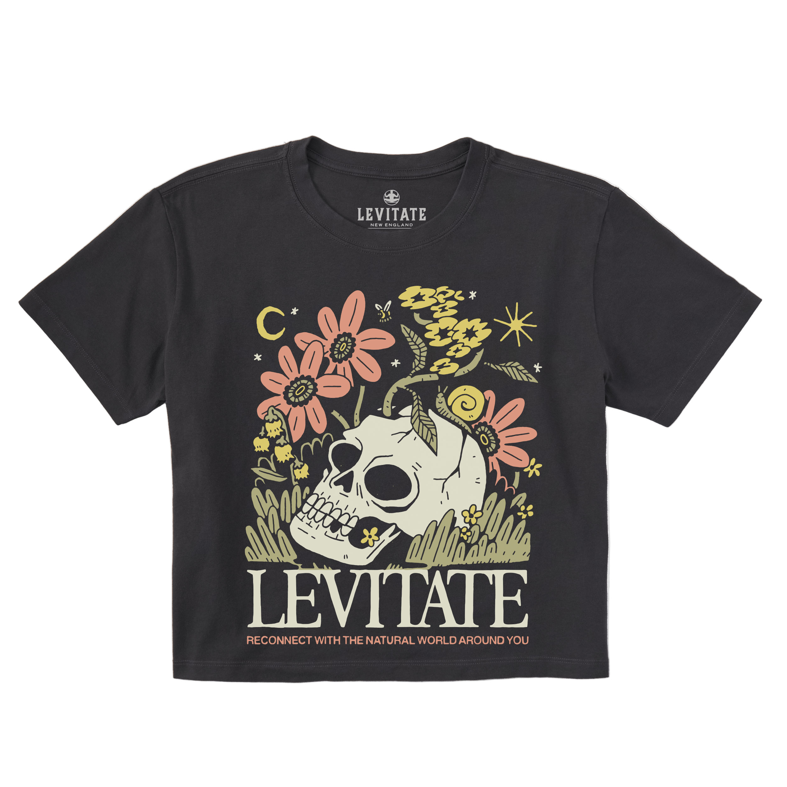 Women's Reconnect Short Sleeve Premium Boxy Tee - Levitate