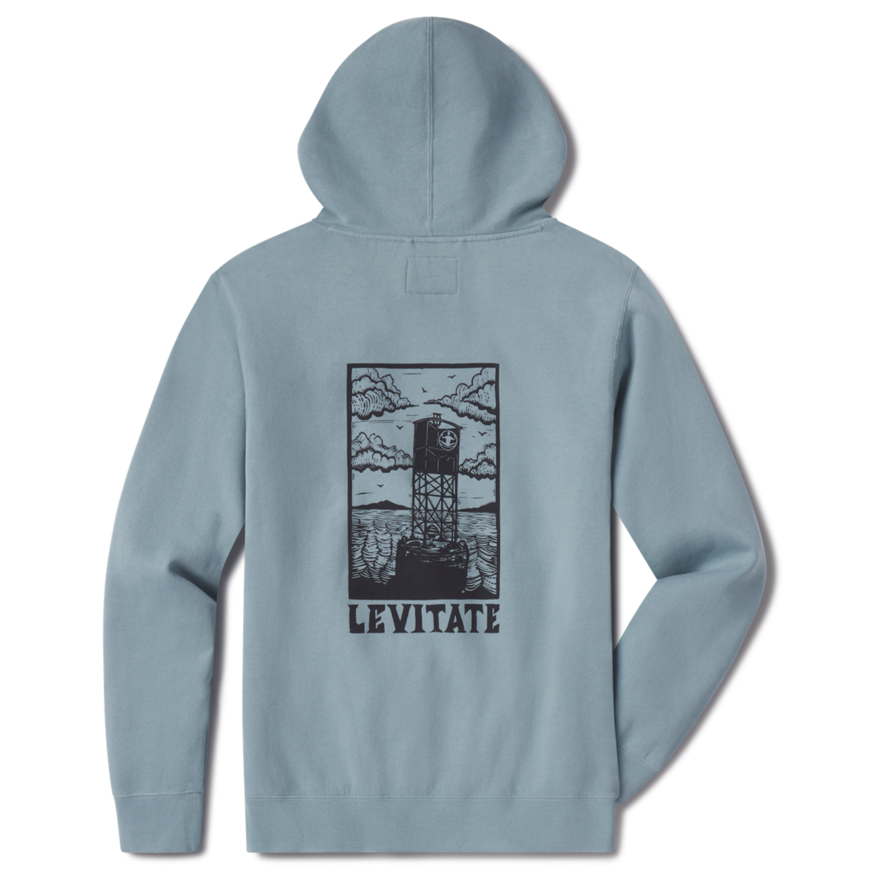 Block Print Buoy Hoodie - Levitate