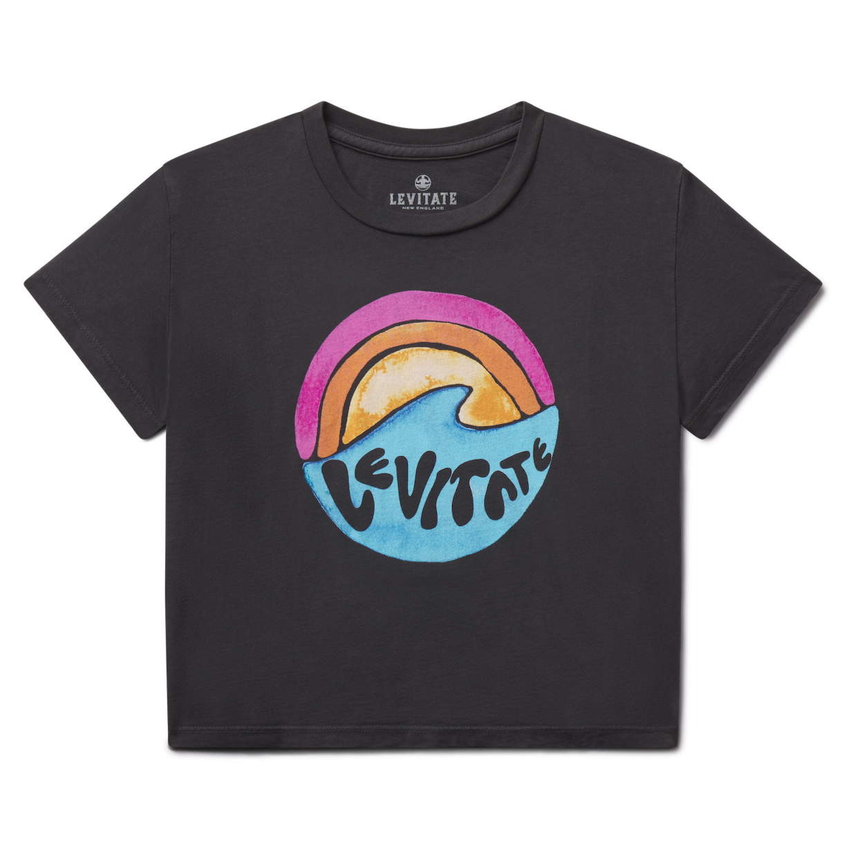 Rainbow Wave Crop - Levitate