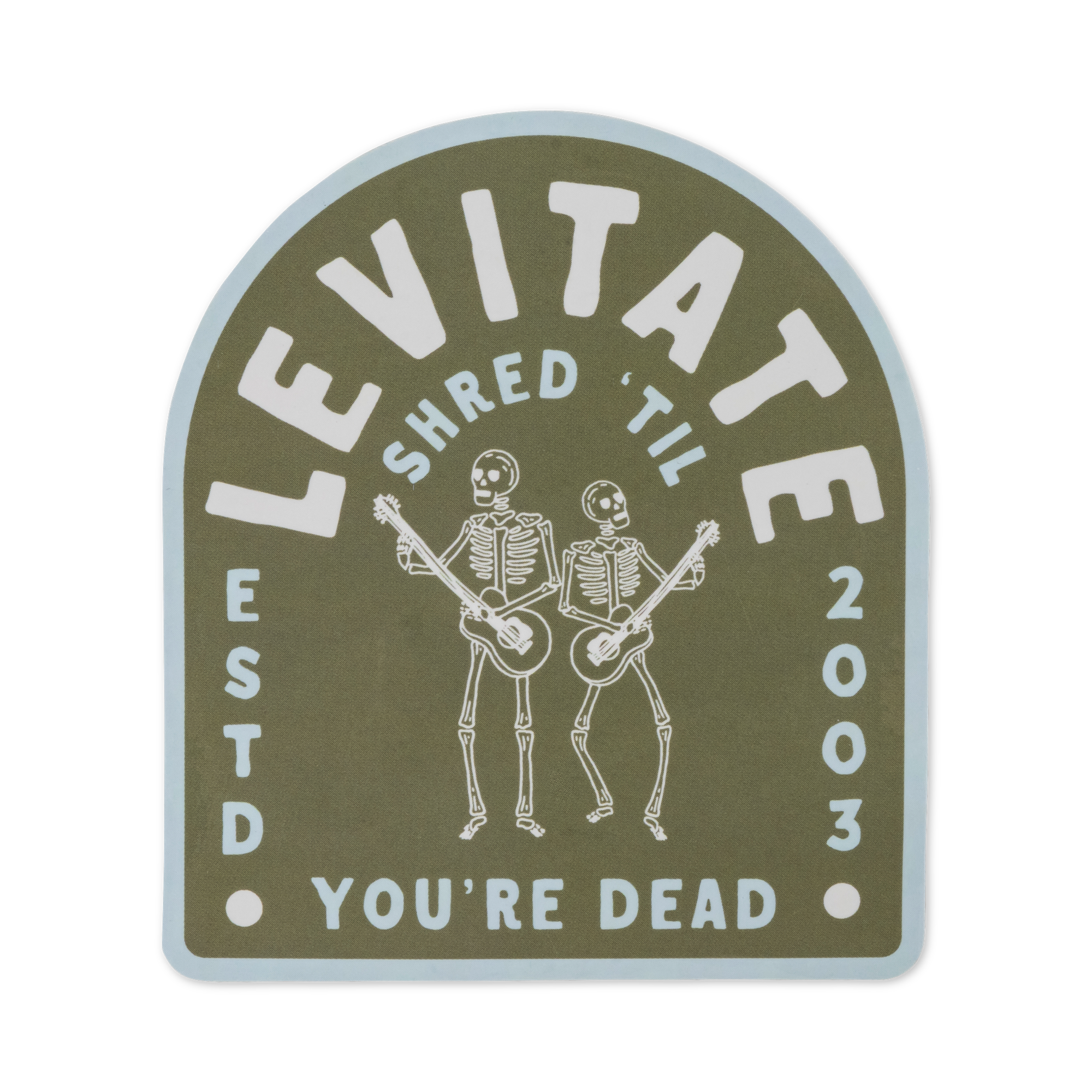Tombstone Boogie Sticker - Levitate