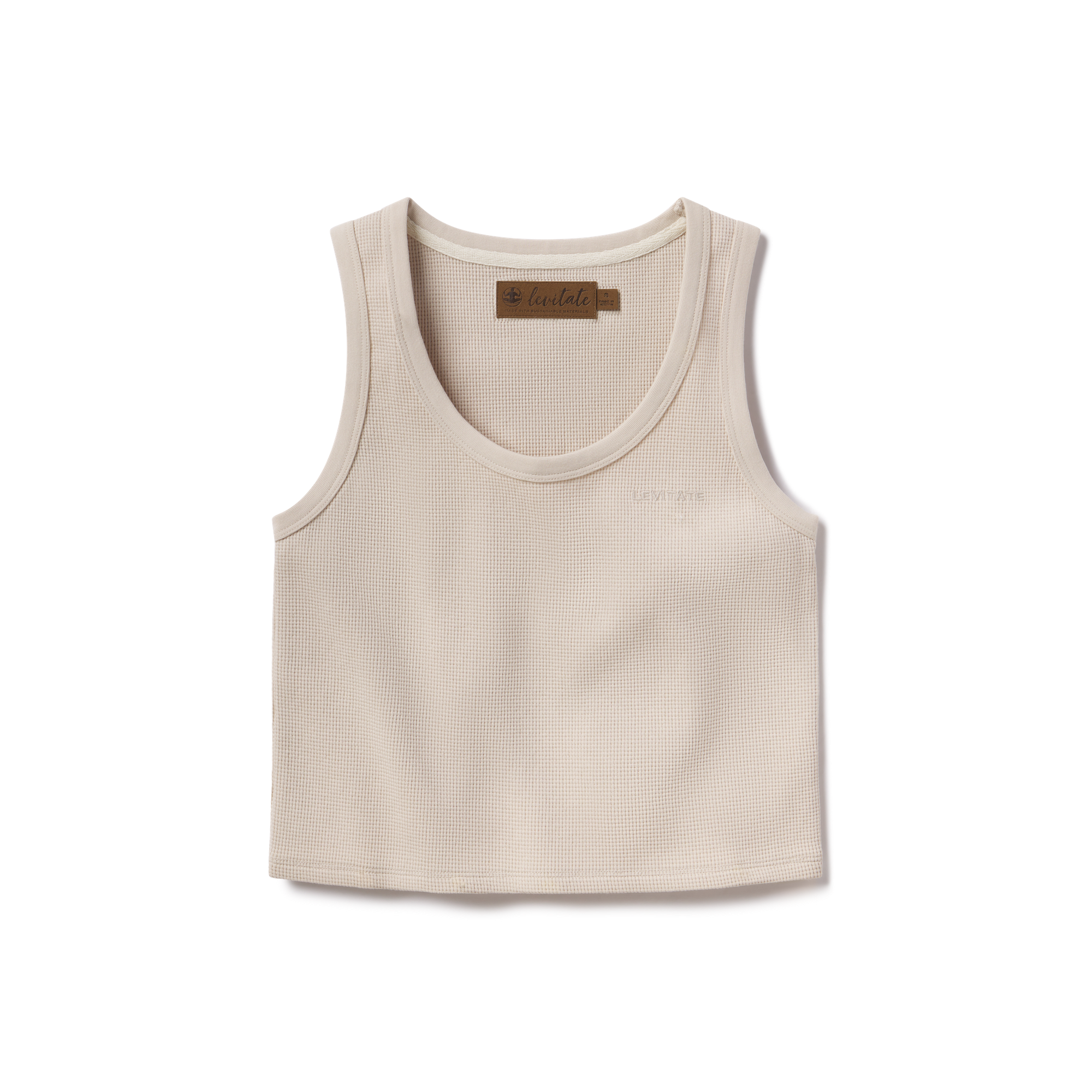 Women's Waffle Thermal Tank - Levitate
