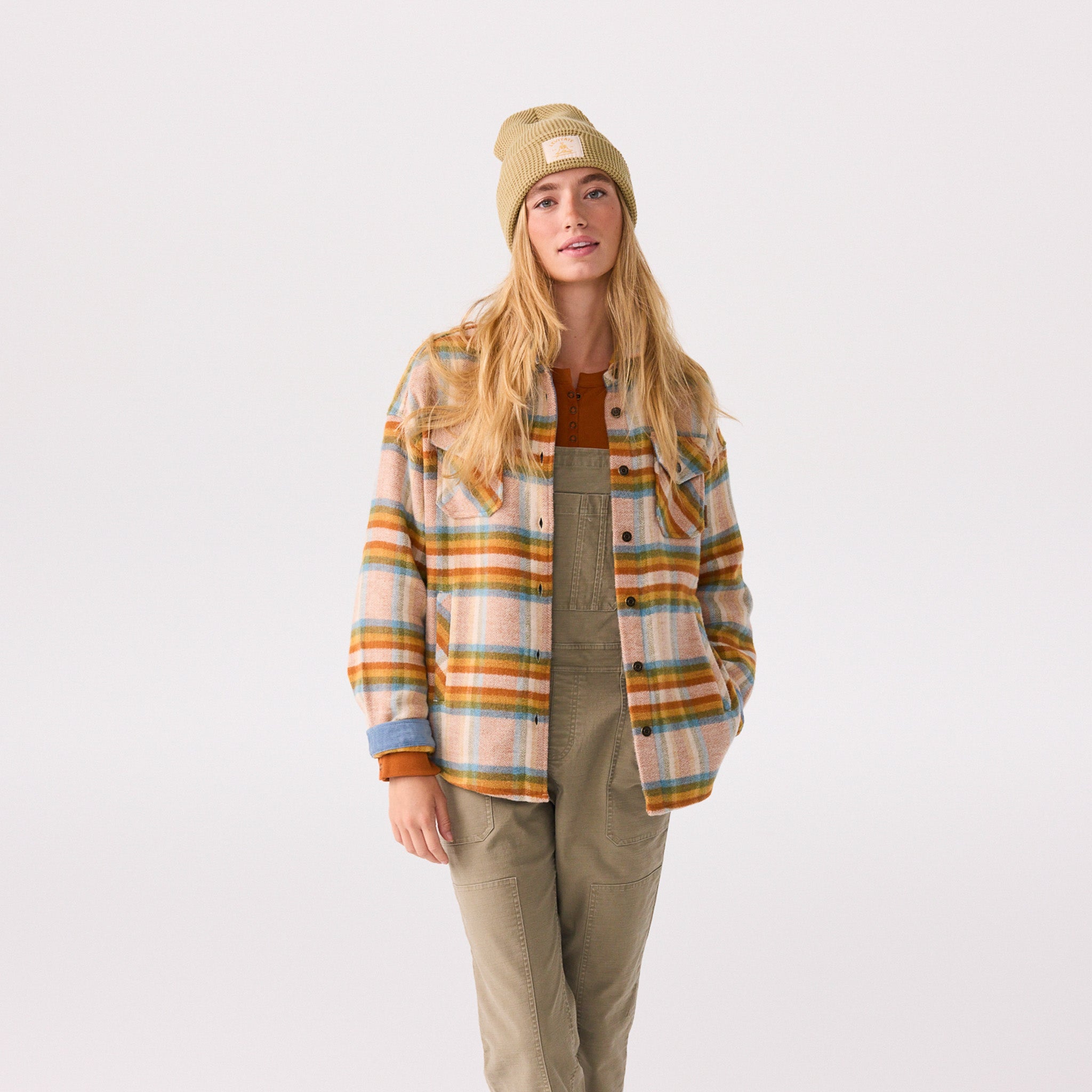 Women's Flannel Shirt Jacket - Levitate