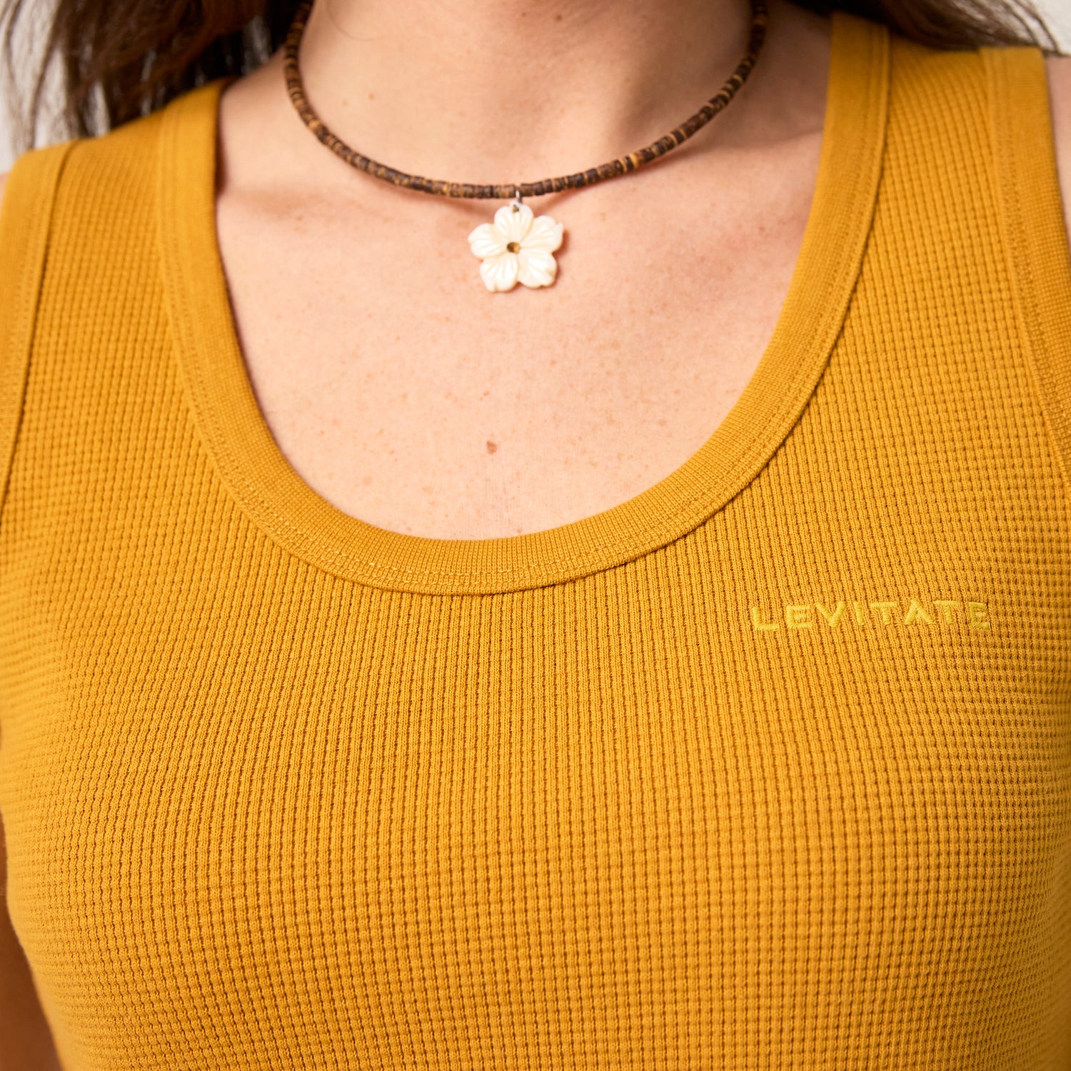 Women's Waffle Thermal Tank - Levitate