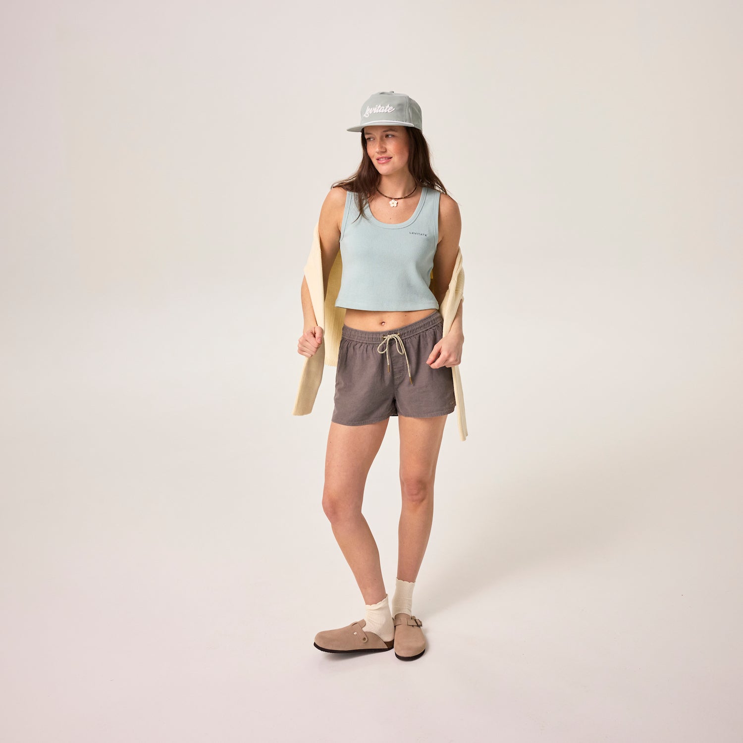Women's Waffle Thermal Tank - Levitate