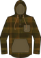 Watercolor Plaid - Riffle Green - Men's Baja Pullover