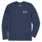 Delta Blue - Mens Flannel Jam 24 Lineup Long Sleeve Premium Tee