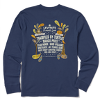 Mens Flannel Jam 24 Lineup Long Sleeve Premium Tee - Levitate