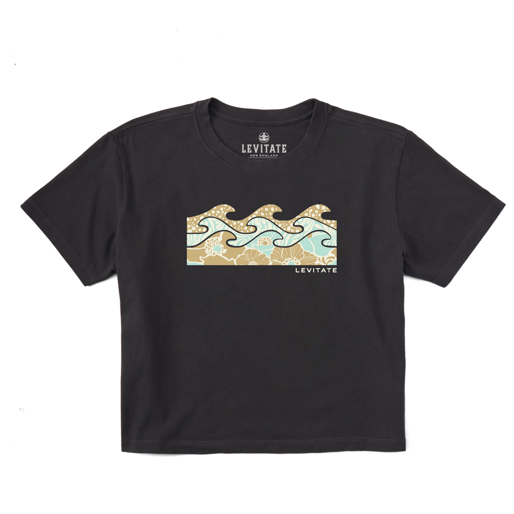 Women's Kelpy Floral Short Sleeve Premium Tee - Levitate