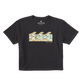 Black - Women's Kelpy Floral Short Sleeve Premium Tee