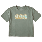 Women's Kelpy Floral Short Sleeve Premium Tee - Levitate