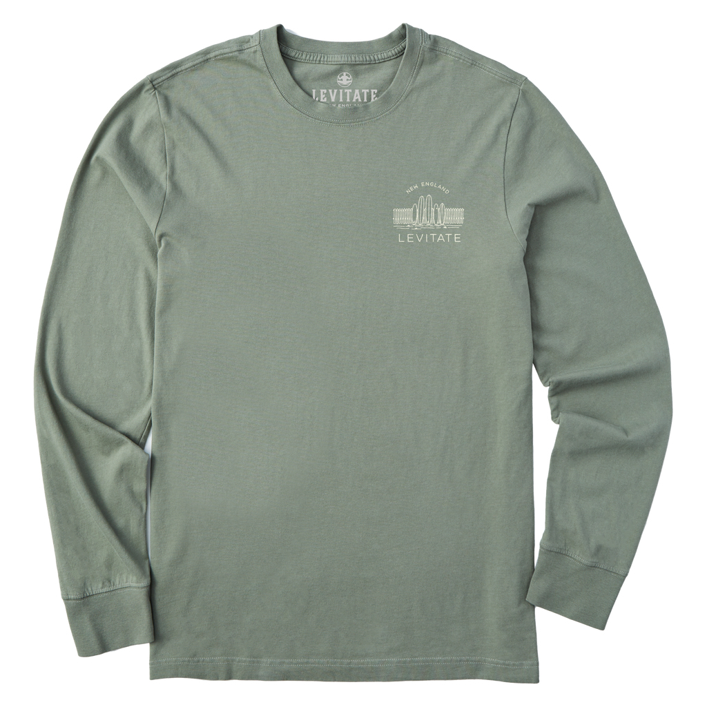 Men's Greenhouse Long Sleeve Premium Tee - Levitate