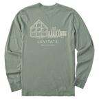 Men's Greenhouse Long Sleeve Premium Tee - Levitate
