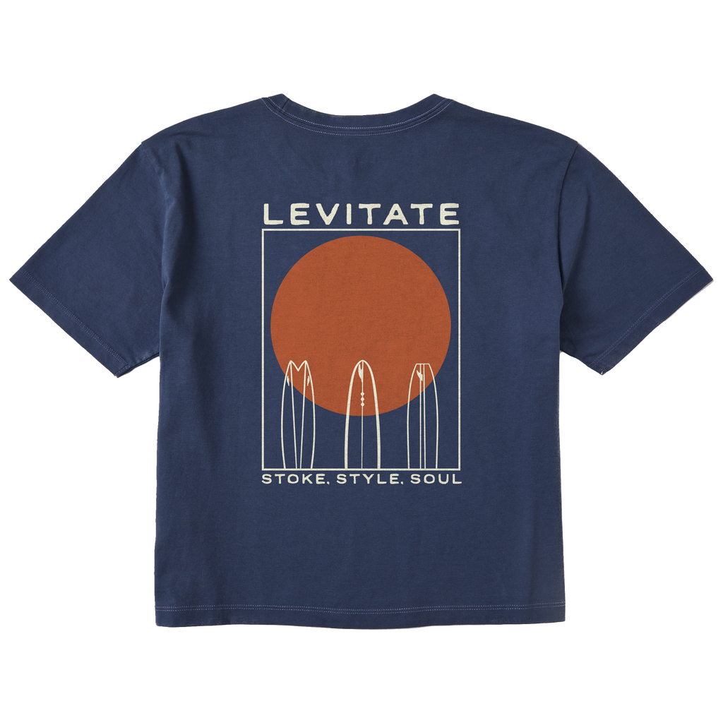Women's Quiver Surf Short Sleeve Premium Tee - Levitate