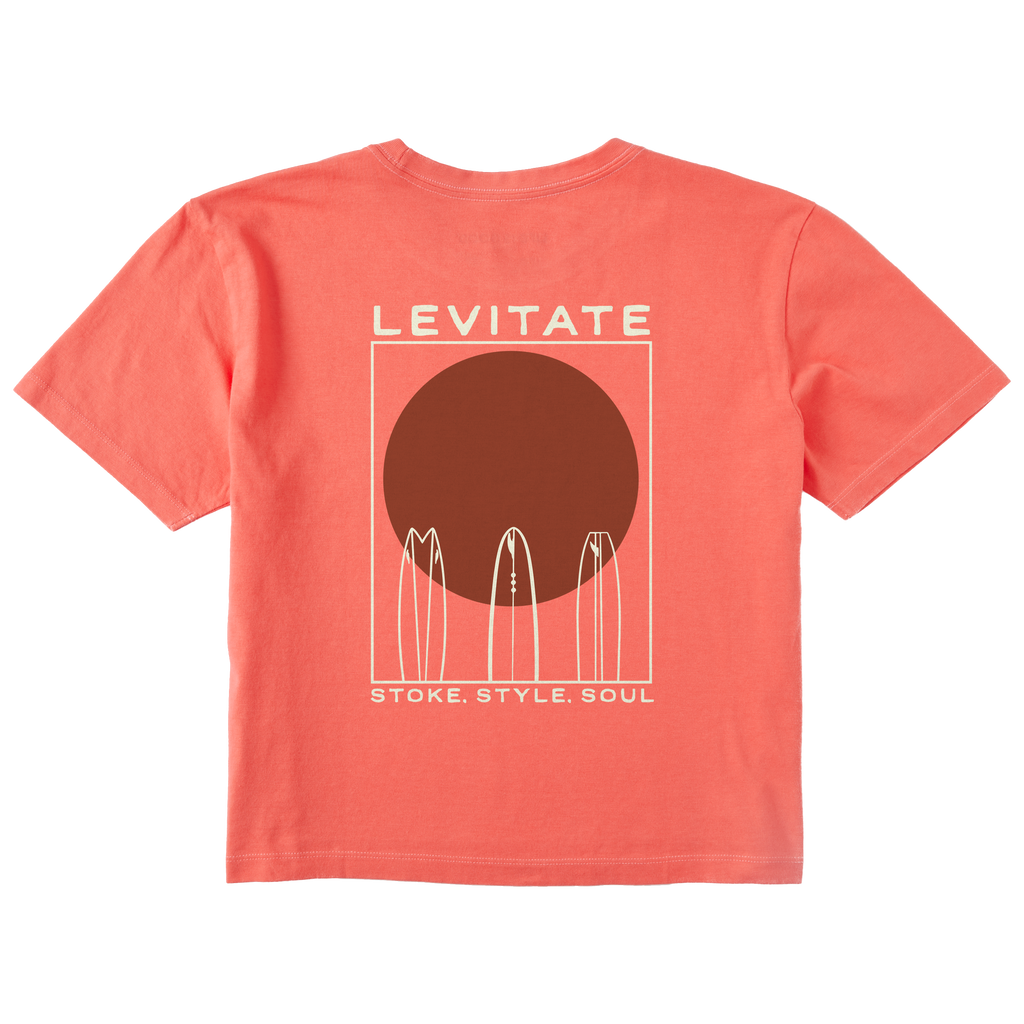 Women's Quiver Surf Short Sleeve Premium Tee - Levitate
