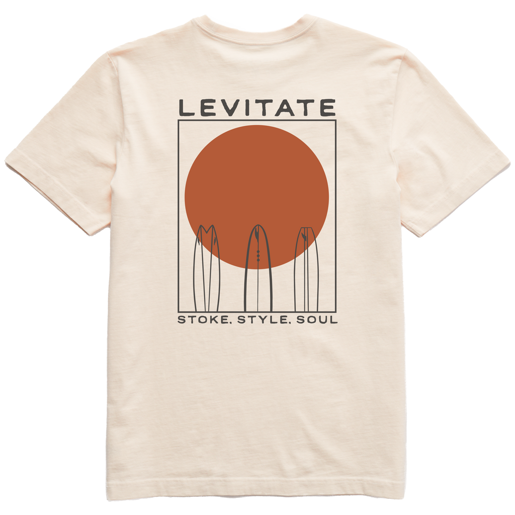Men's Quiver Surf Short Sleeve Premium Tee - Levitate