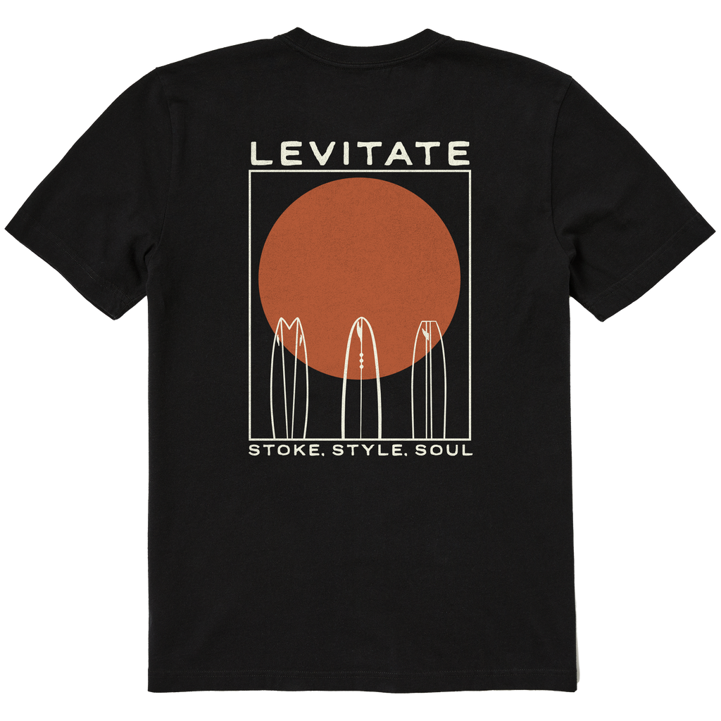 Men's Quiver Surf Short Sleeve Premium Tee - Levitate