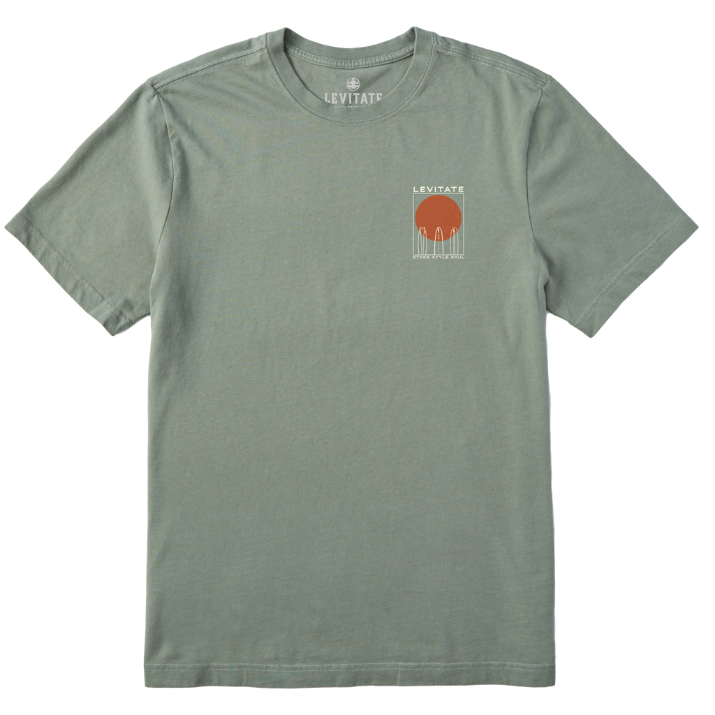 Men's Quiver Surf Short Sleeve Premium Tee - Levitate
