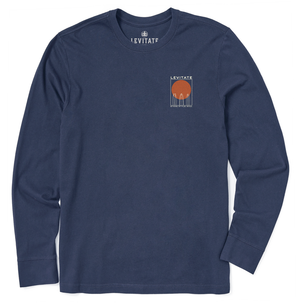 Men's Quiver Surf Long Sleeve Premium Tee - Levitate