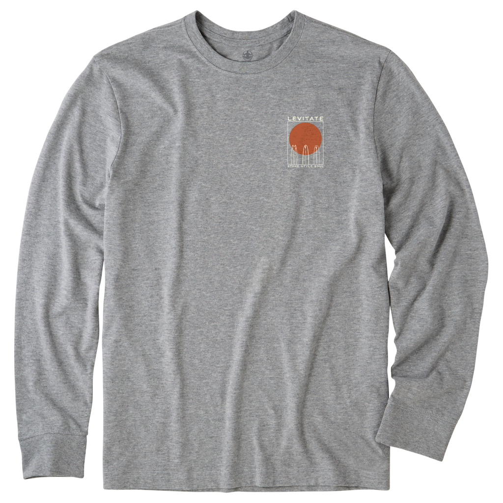 Men's Quiver Surf Long Sleeve Premium Tee - Levitate
