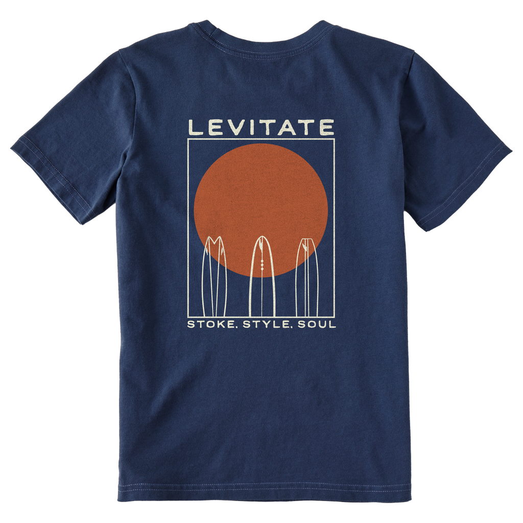 Kid's Quiver Surf Short Sleeve Premium Tee - Levitate