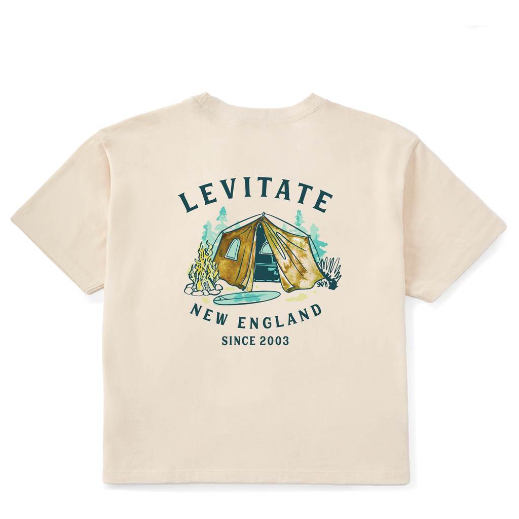 Women's Trippy Camp Short Sleeve Premium Tee - Levitate