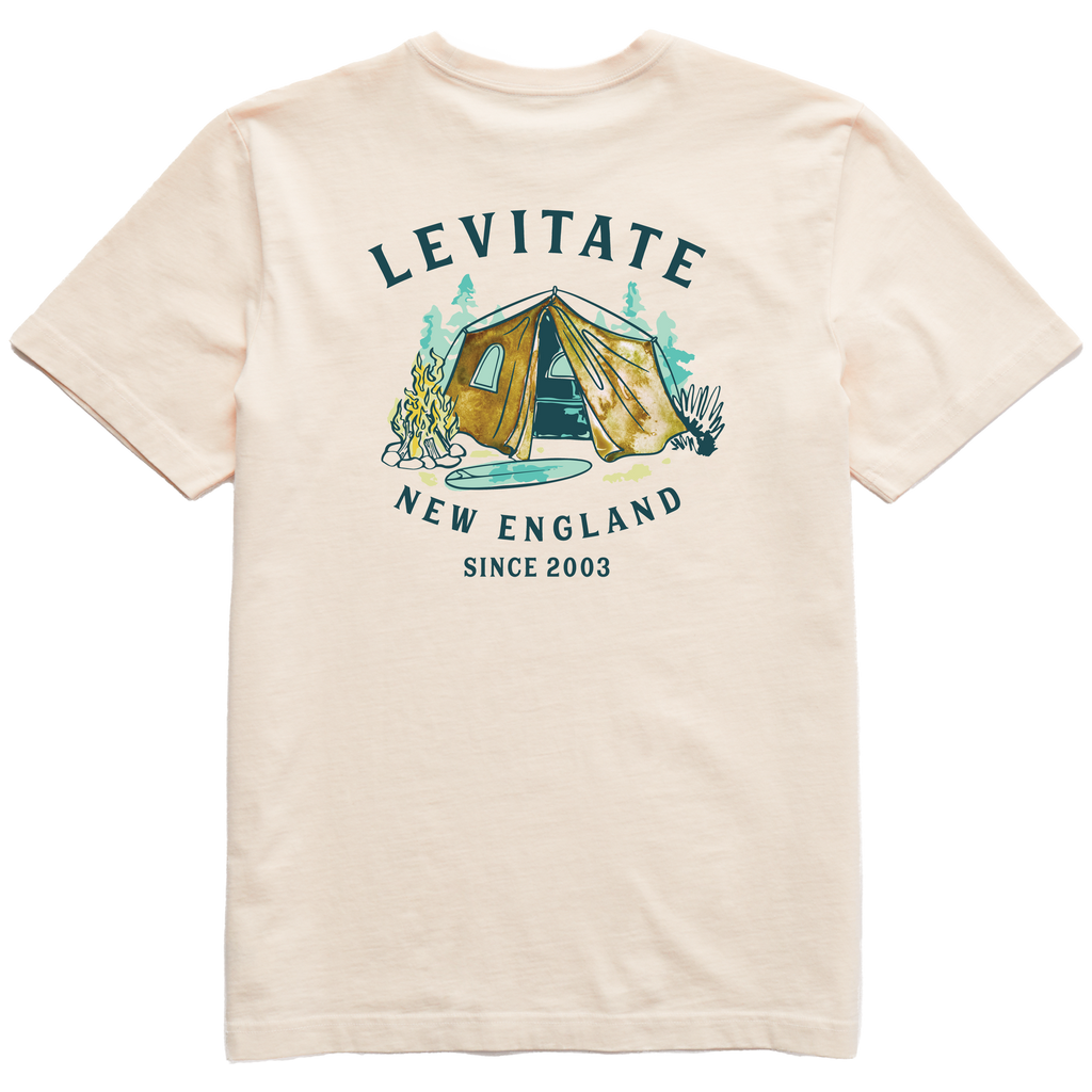 Men's Trippy Camp Short Sleeve Premium Tee - Levitate