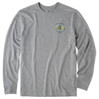 Men's Trippy Camp Long Sleeve Premium Tee - Levitate