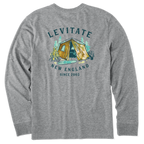 Men's Trippy Camp Long Sleeve Premium Tee - Levitate