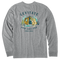 Medium Heather Gray - Men's Trippy Camp Long Sleeve Premium Tee