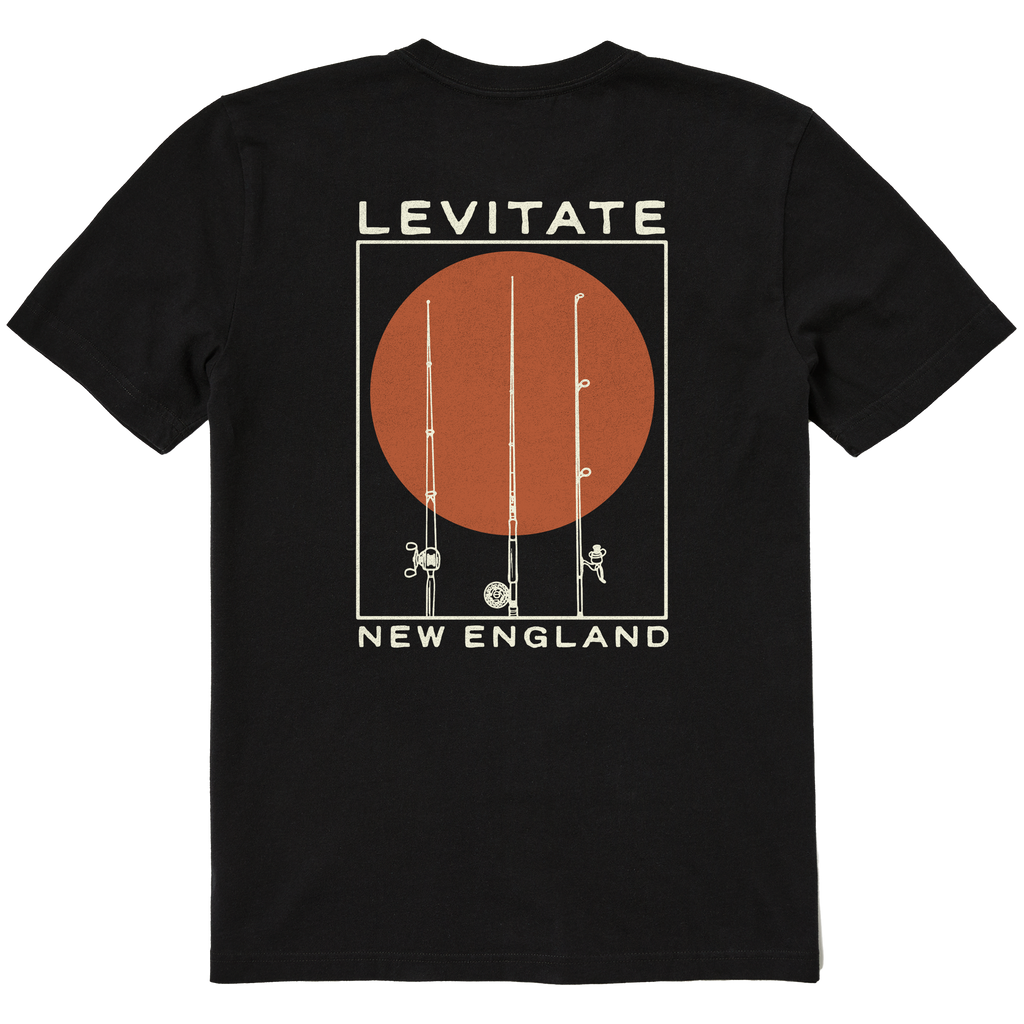 Men's Quiver Fish Short Sleeve Premium Tee - Levitate