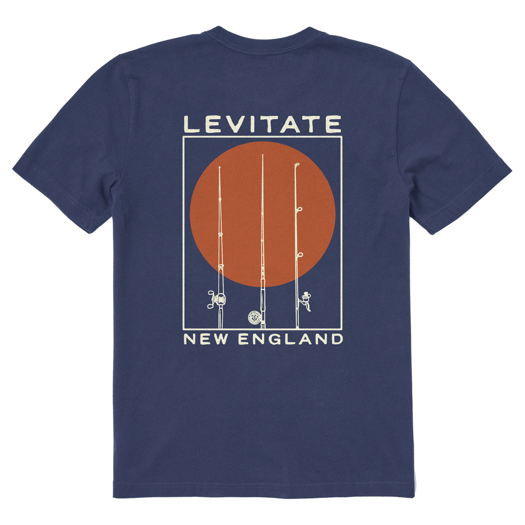 Men's Quiver Fish Short Sleeve Premium Tee - Levitate