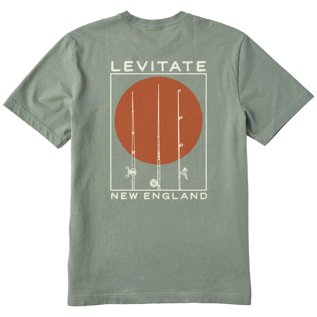 Men's Quiver Fish Short Sleeve Premium Tee - Levitate