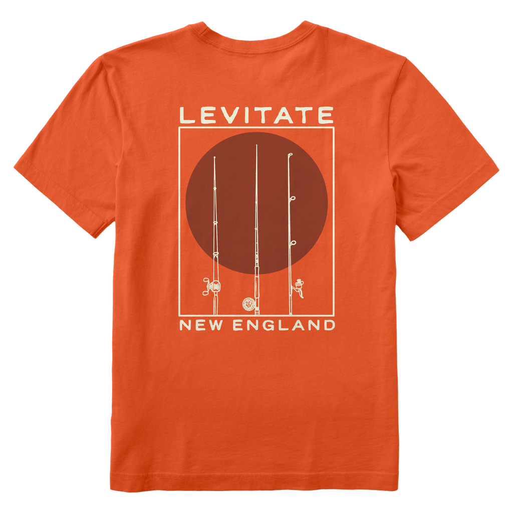 Men's Quiver Fish Short Sleeve Premium Tee - Levitate