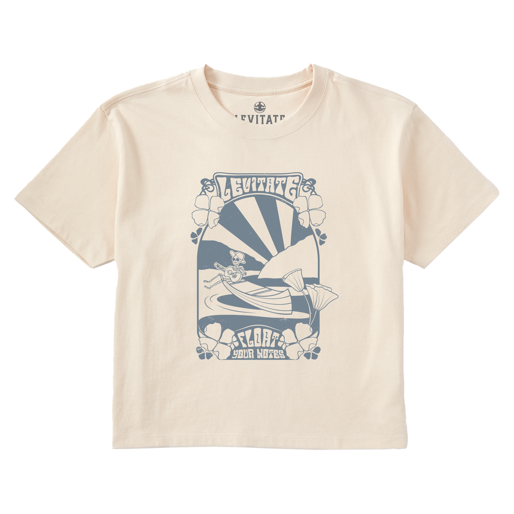 Women's Float Your Notes Short Sleeve Premium Tee - Levitate