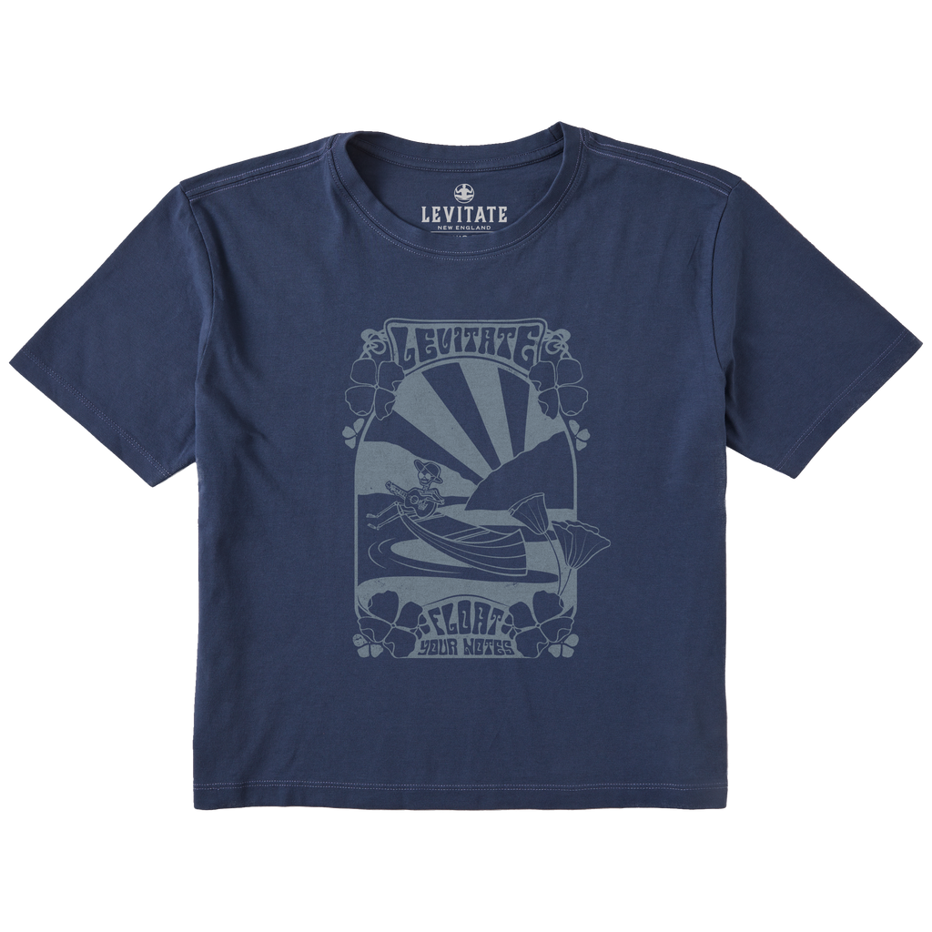 Women's Float Your Notes Short Sleeve Premium Tee - Levitate