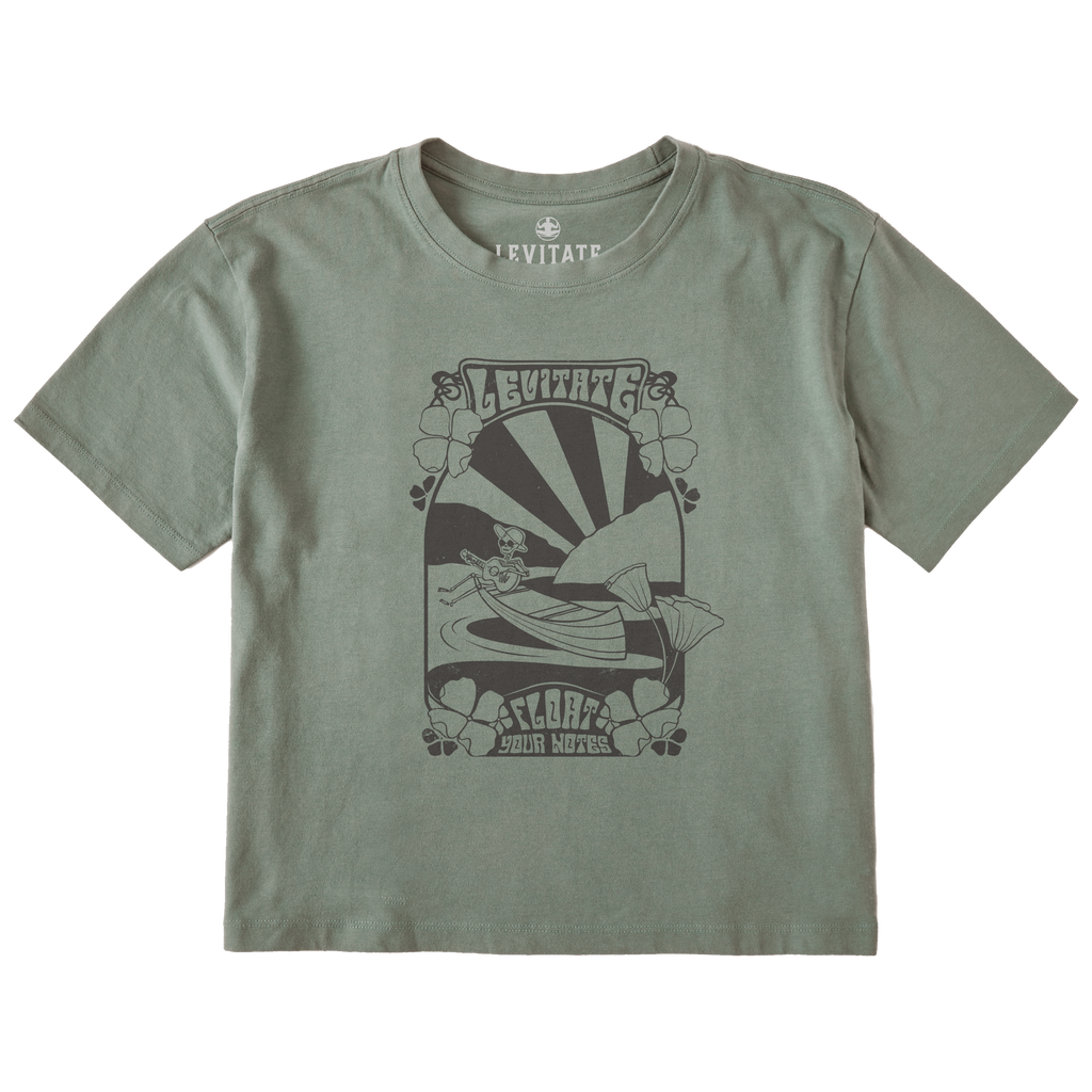 Women's Float Your Notes Short Sleeve Premium Tee - Levitate