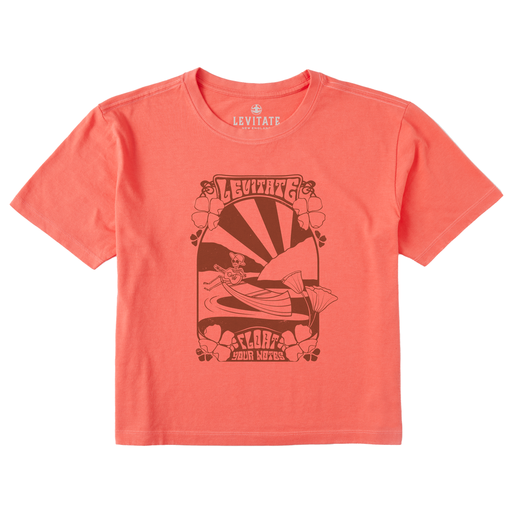 Women's Float Your Notes Short Sleeve Premium Tee - Levitate