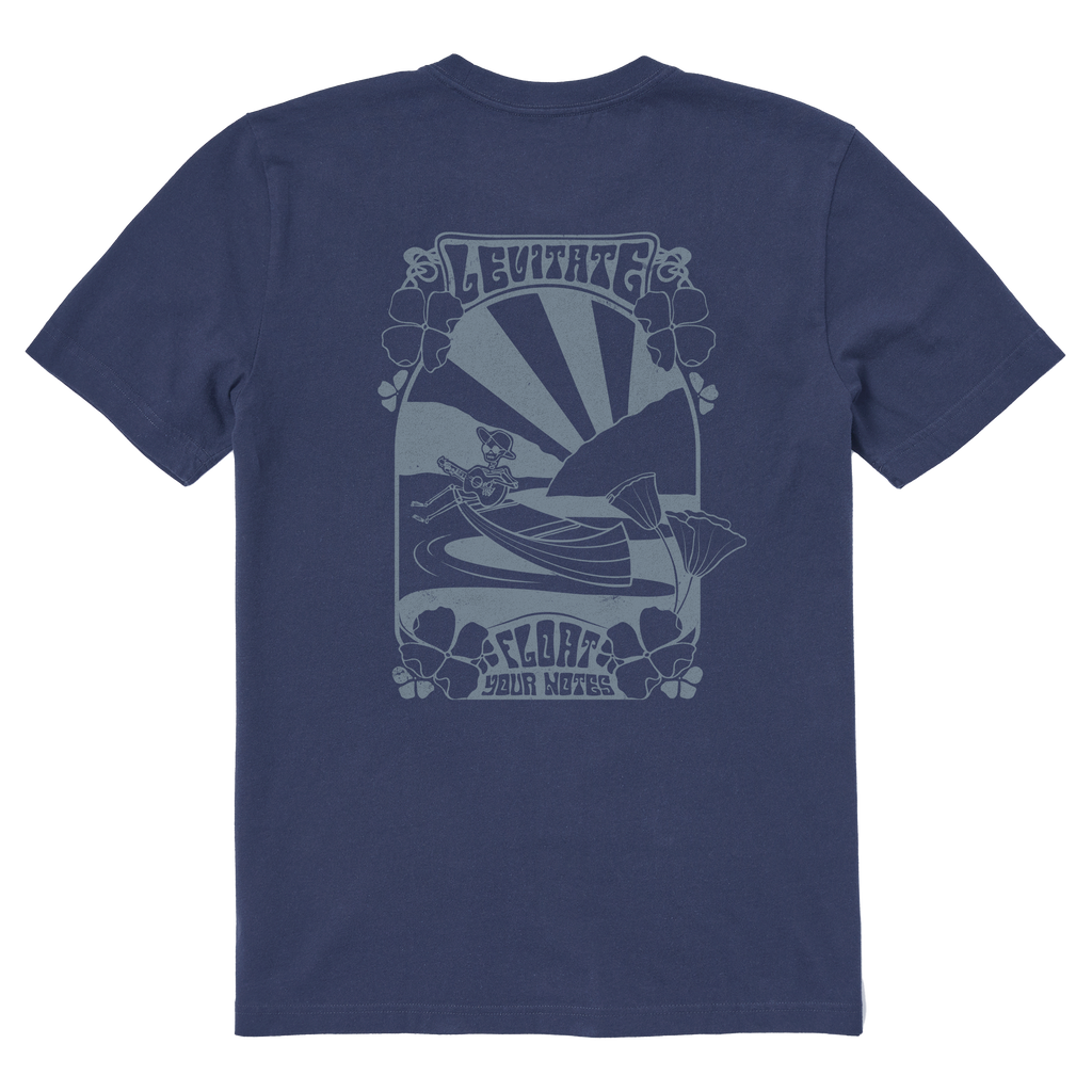 Men's Float Your Notes Short Sleeve Premium Tee - Levitate
